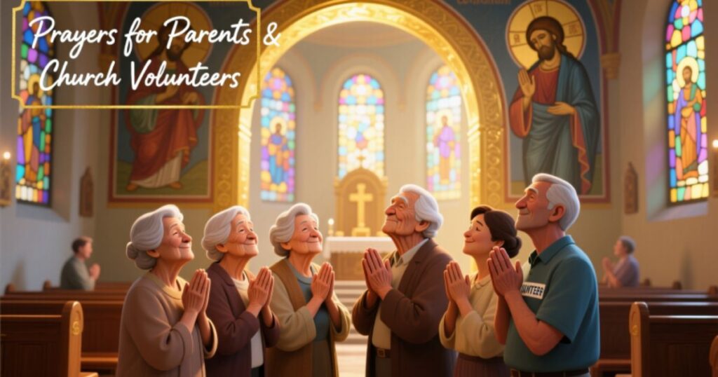 prayers for parents and church volunteers