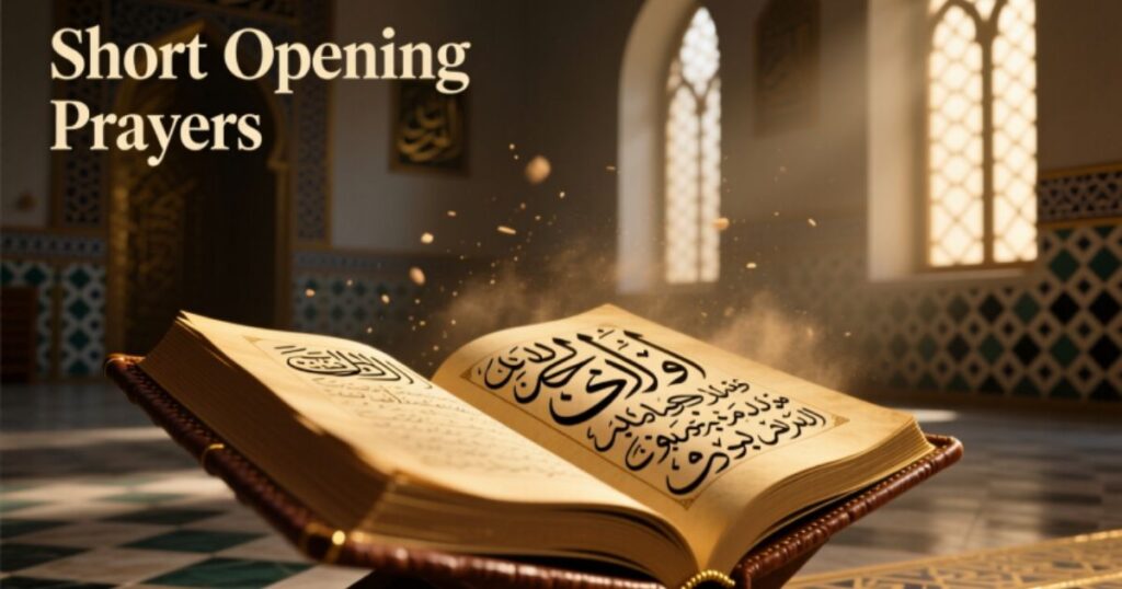 short opening prayers