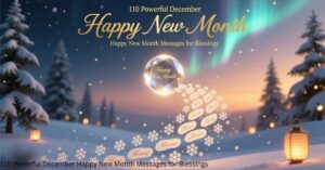 110 Powerful December Happy New Month Messages for Blessings