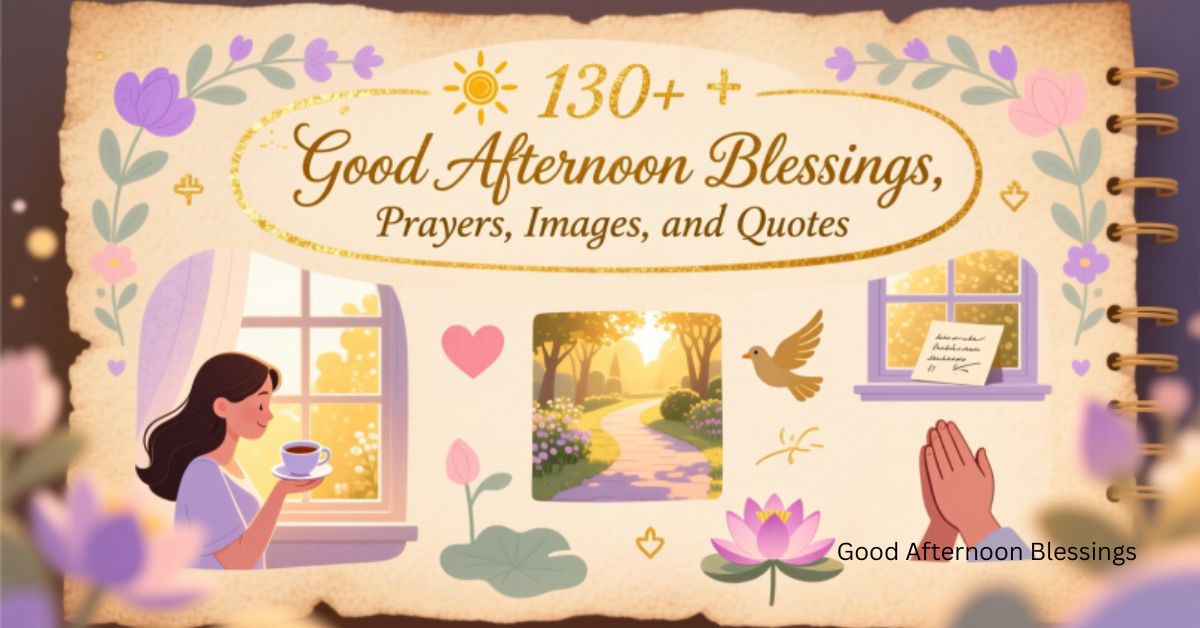 130+ Good Afternoon Blessings, Prayers, Images, and Quotes