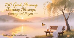 150 Good Morning Thursday Blessings, Greetings and Prayers