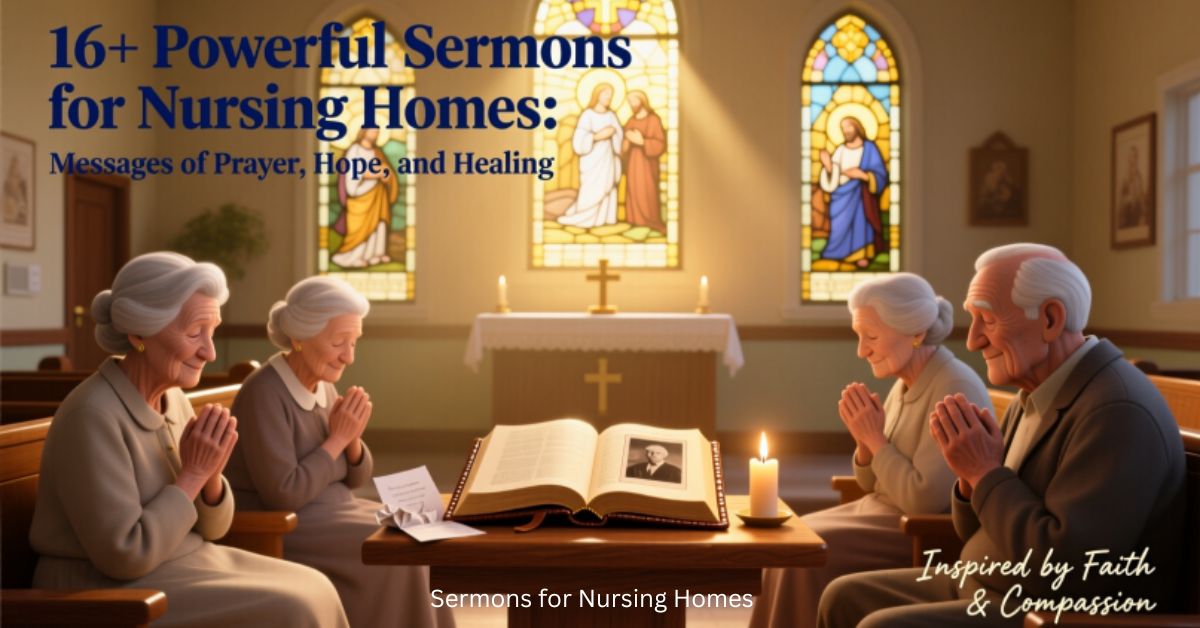 16+Powerful Sermons for Nursing Homes: Messages of Prayer, Hope, and Healing