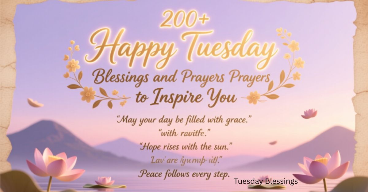 200+Happy Tuesday Blessings and Prayers to Inspire You