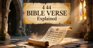 4 44 BIBLE VERSE Explained