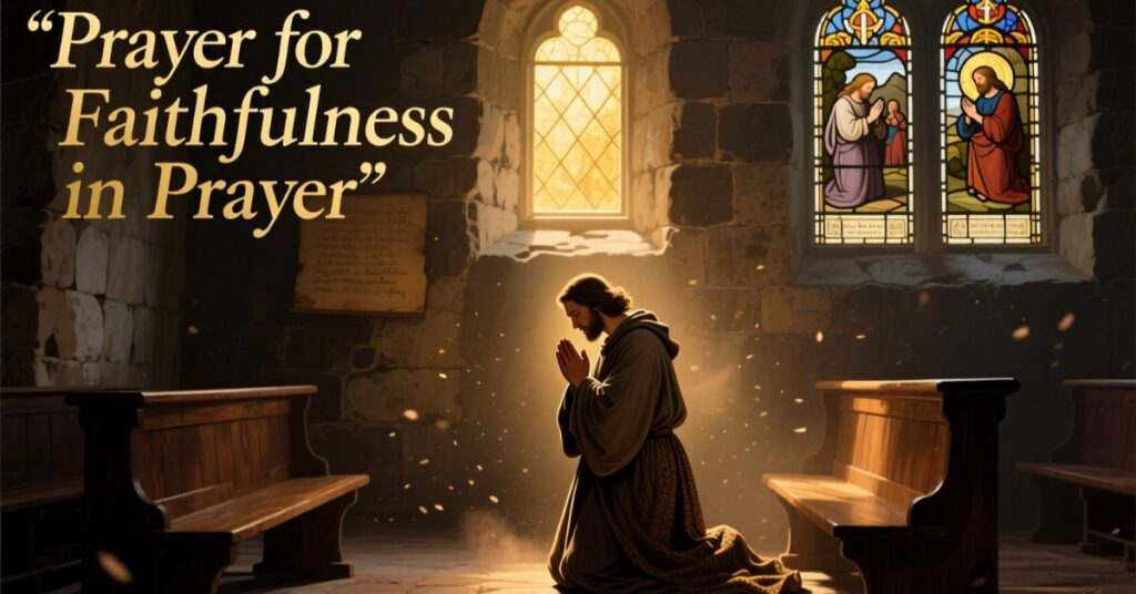 40. Prayer for Faithfulness in Prayer