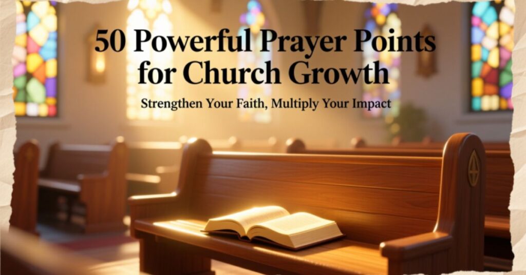 50 Powerful Prayer Points for Church Growth