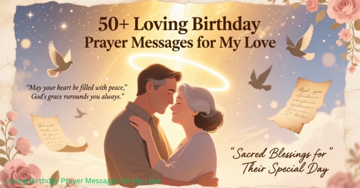 50+Loving Birthday Prayer Messages for My Love Sacred Blessings for Their Special Day