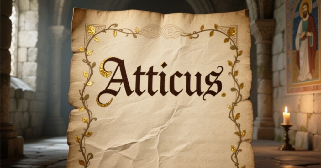 Atticus in the Bible
