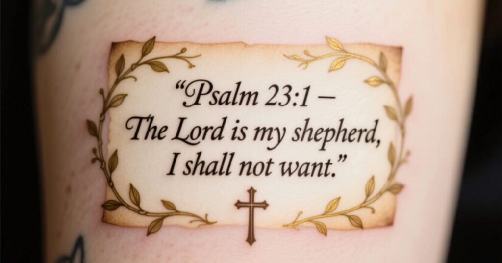 Good Bible Verses for Tattoos