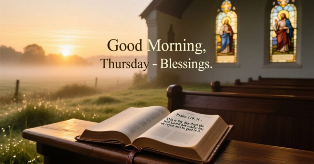 Good morning Thursday inspirational Blessings Bible Verses