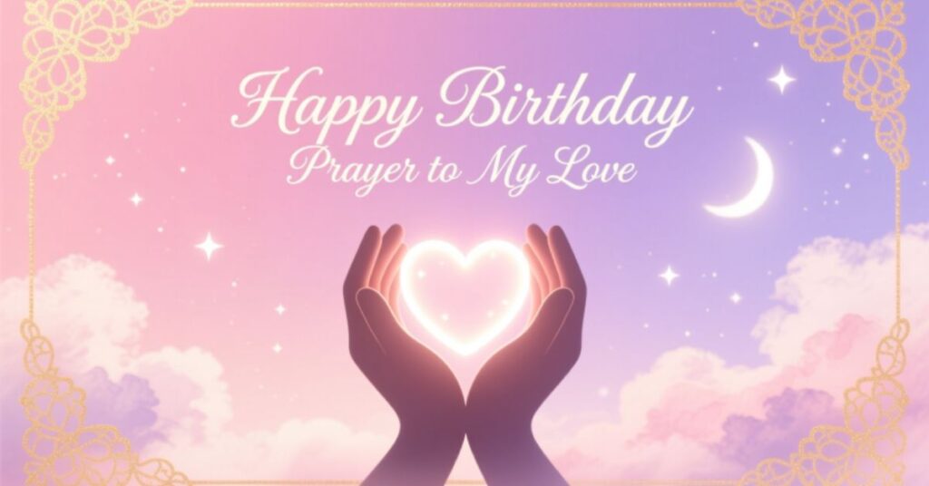 Happy Birthday Prayer to My Love