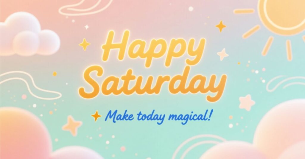 Inspiration Happy Saturday Quotes