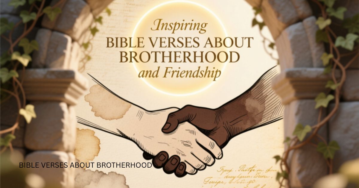 Inspiring BIBLE VERSES ABOUT BROTHERHOOD and Friendship