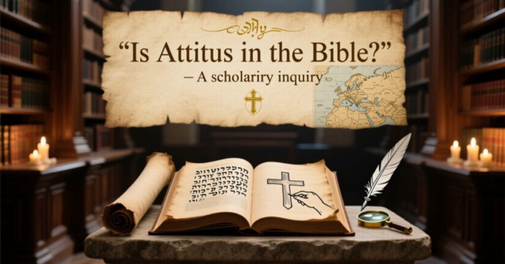 Is Atticus in the Bible