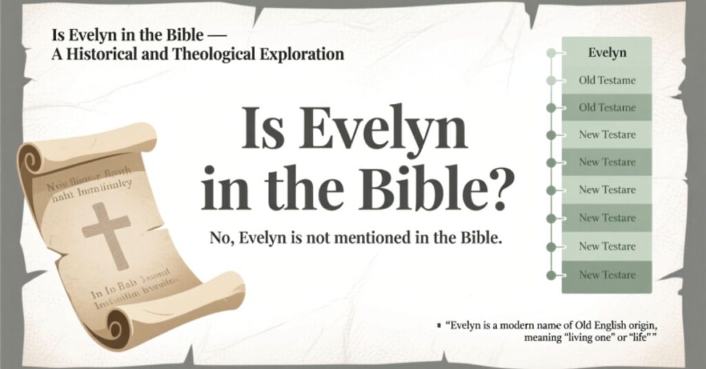 Is Evelyn in the Bible