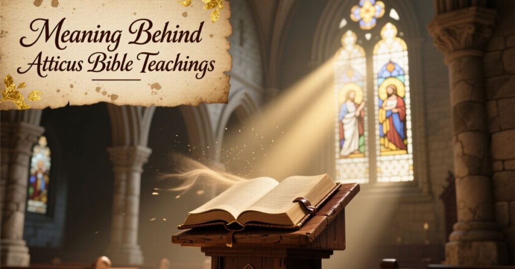 Meaning Behind Atticus Bible Teachings