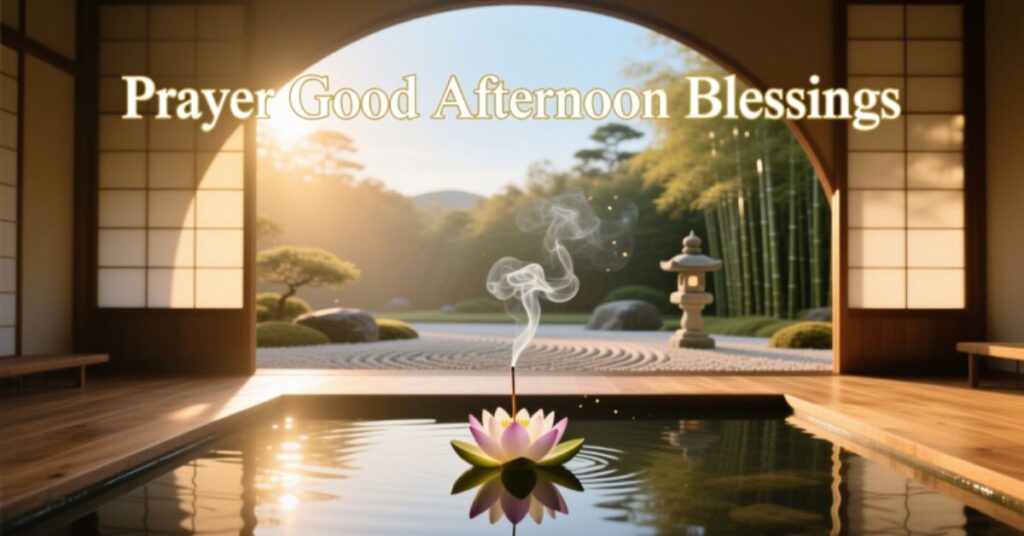 Prayer Good Afternoon Blessings
