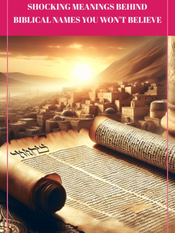 Rare and Overlooked Names in the Bible