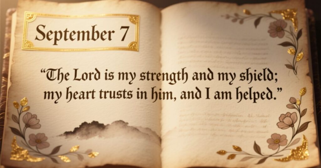 September 7 Bible Verse