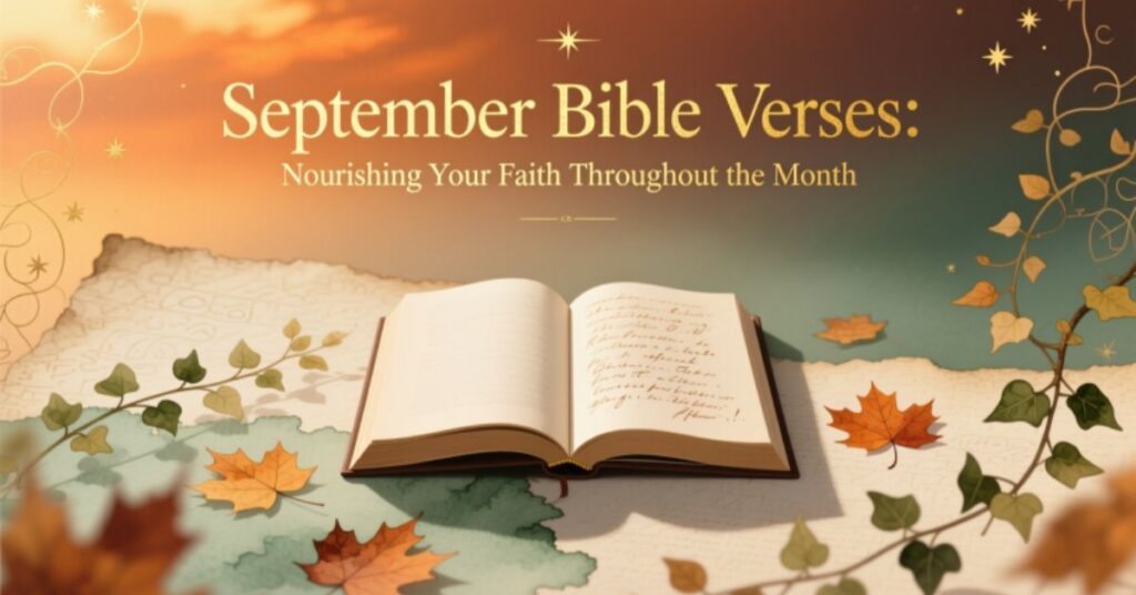 September Bible Verses Nourishing Your Faith Throughout the Month
