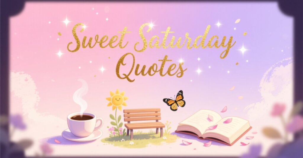 Sweet Saturday Quotes