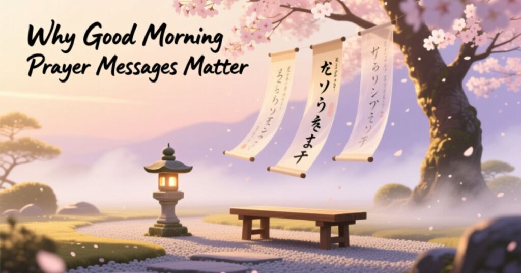 Why Good Morning Prayer Messages Matter