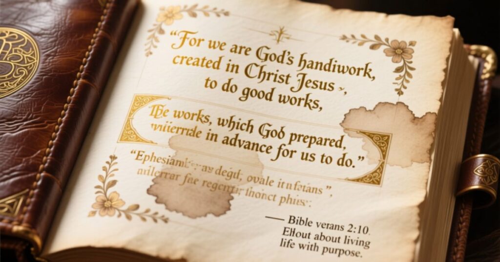 Bible verses about living life with purpose
