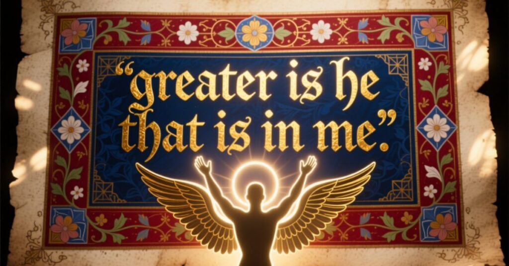 greater is he that is in me
