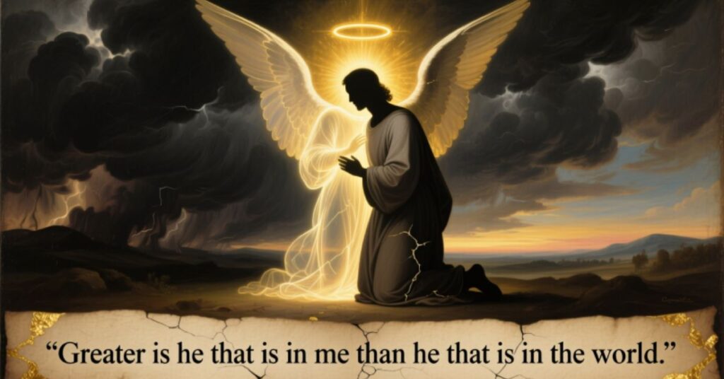 greater is he that is in me than he that is in the world