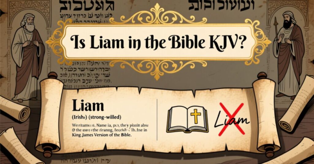 Is Liam in the Bible KJV
