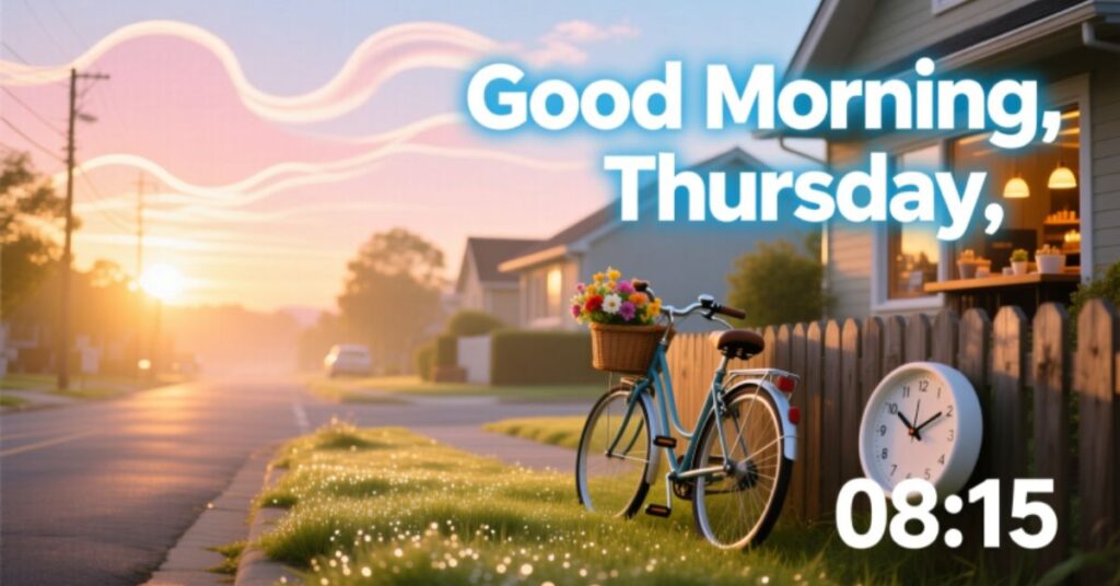 positive good morning thursday