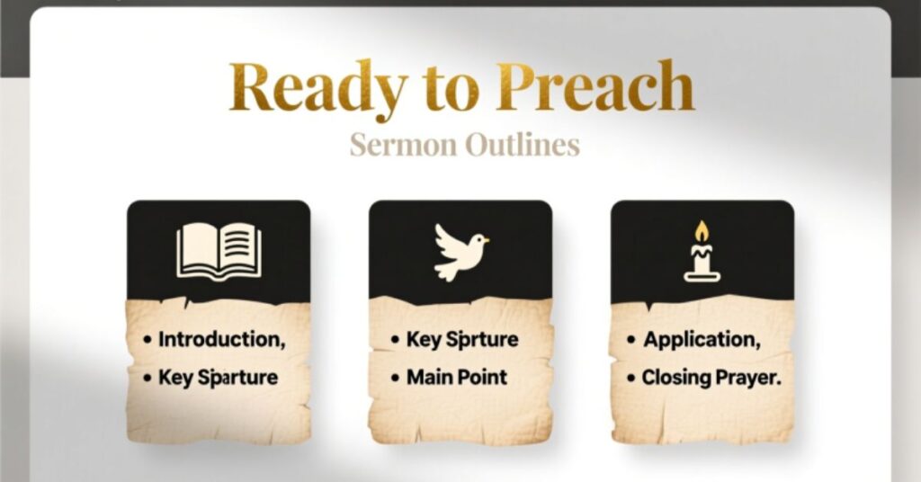 Ready to preach sermon outlines
