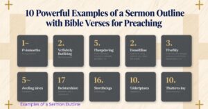10 Powerful Examples of a Sermon Outline with Bible Verses for Preaching