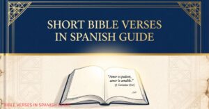 BIBLE VERSES IN SPANISH GUIDE