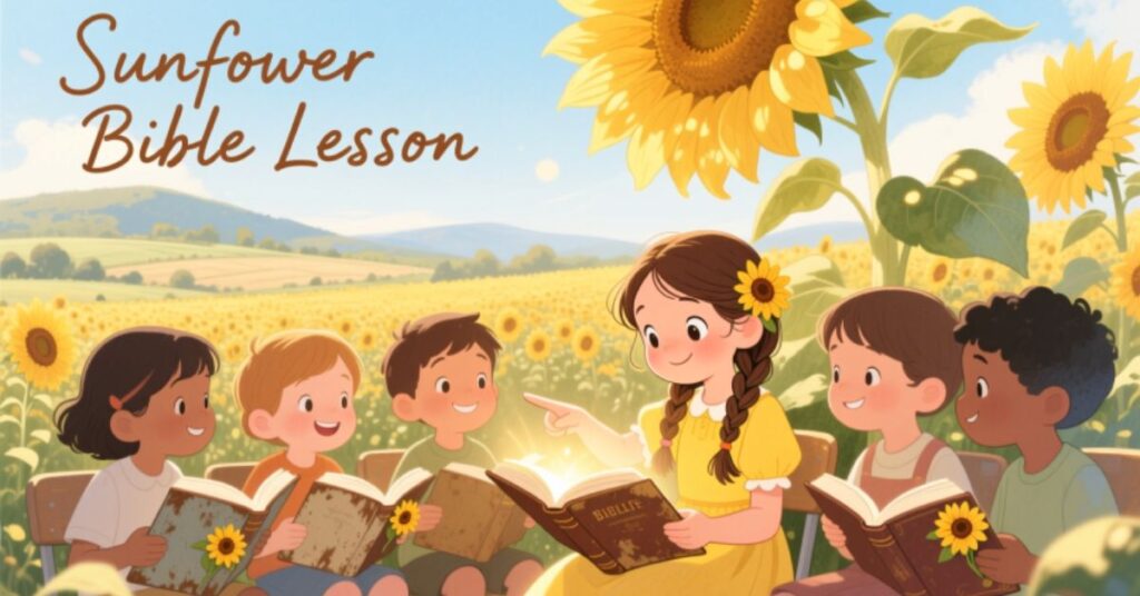 Sunflower Bible Lesson
