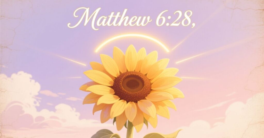 Sunflower Bible Verse Wallpaper
