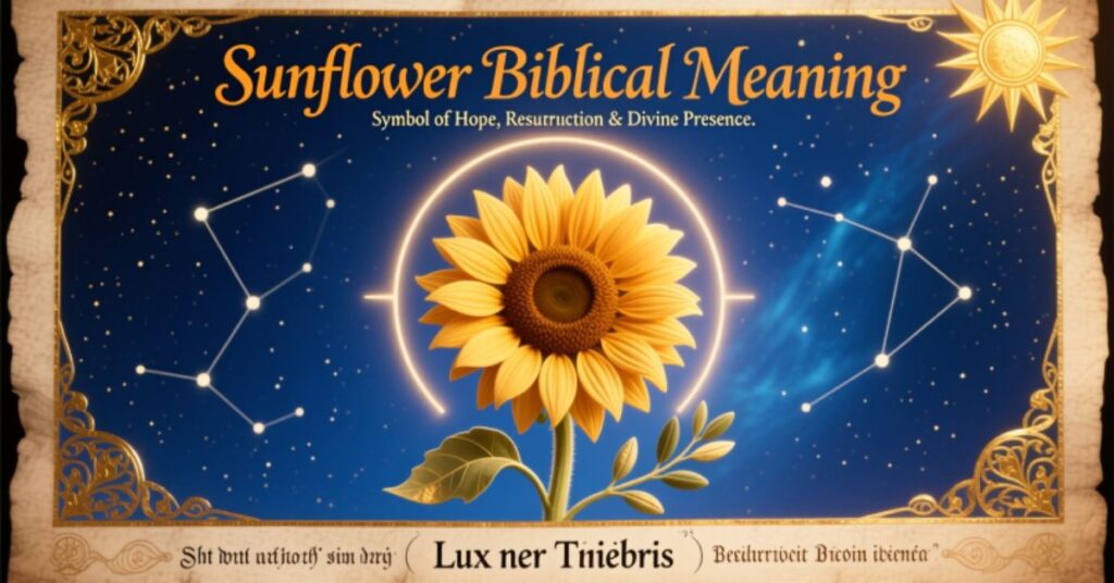 Sunflower Biblical Meaning
