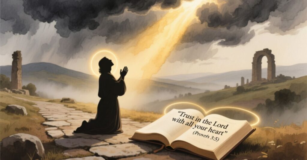 Trusting God in difficult times Bible verses
