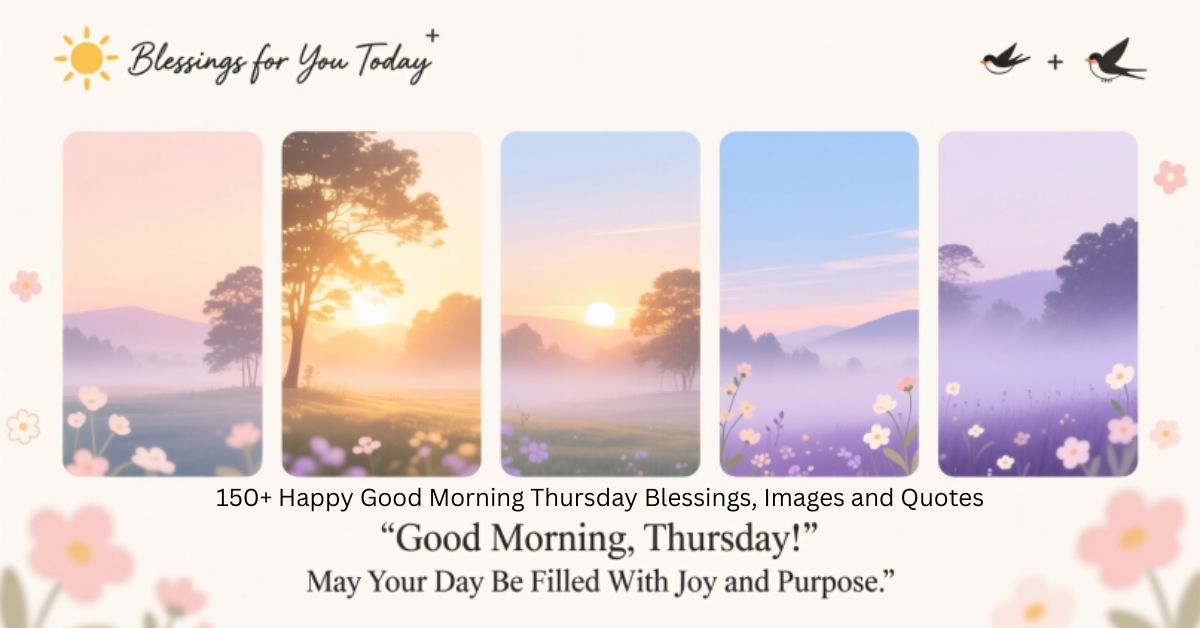 150+ Happy Good Morning Thursday Blessings, Images and Quotes