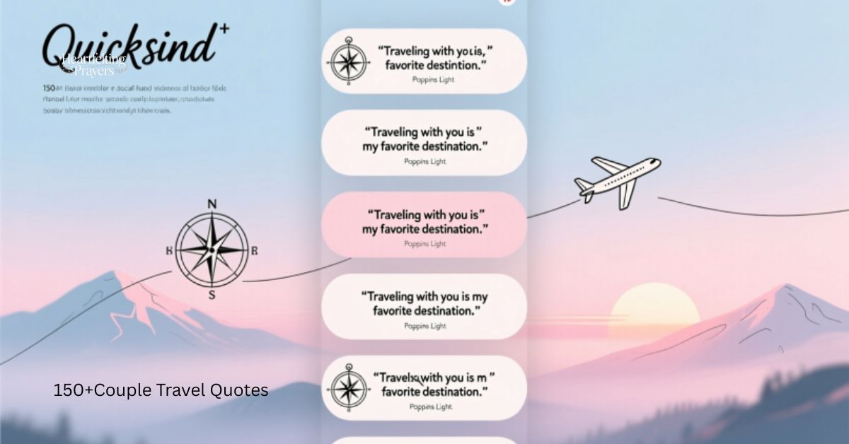 150+Couple Travel Quotes For Social Media Captions