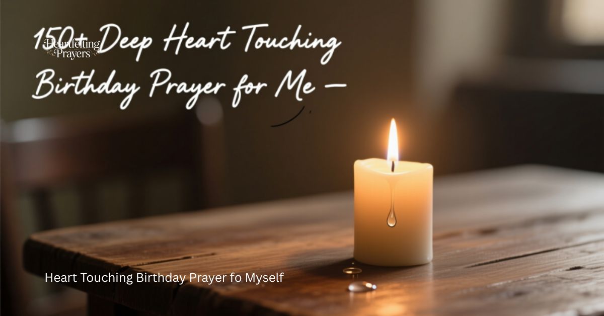 150+Deep Heart Touching Birthday Prayer fo Myself