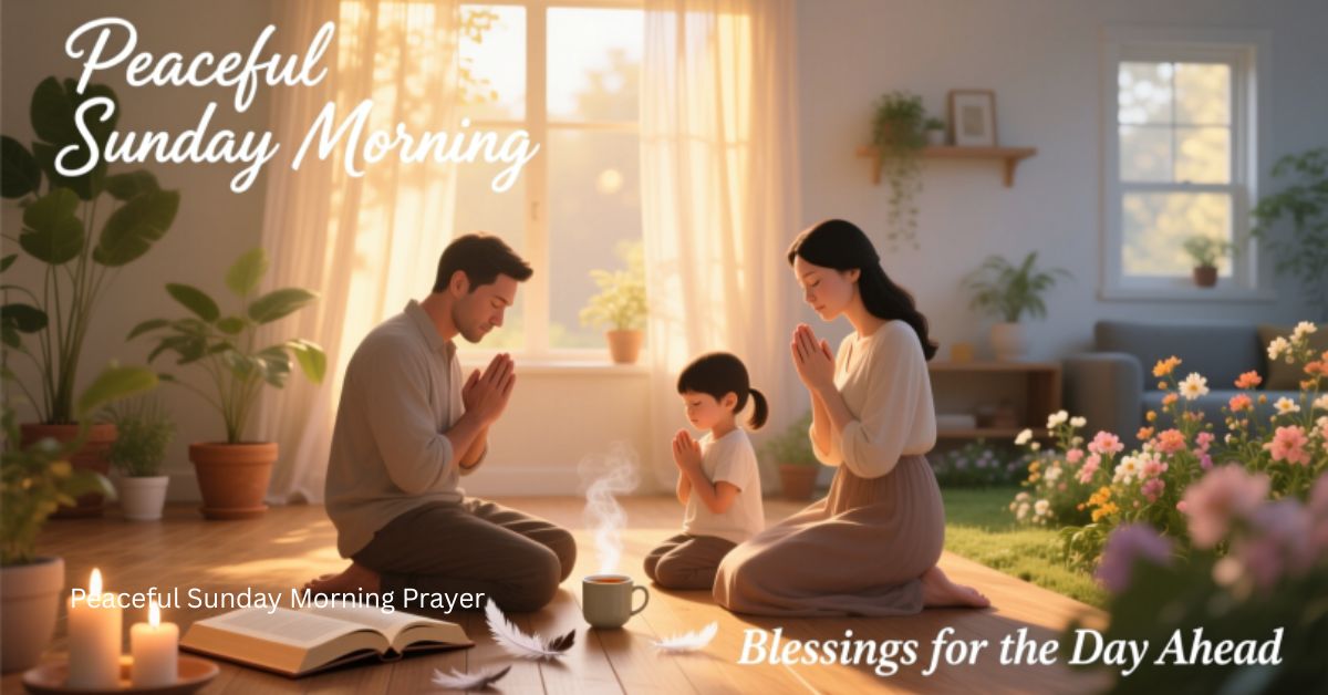150+Peaceful Sunday Morning Prayer Blessings Images