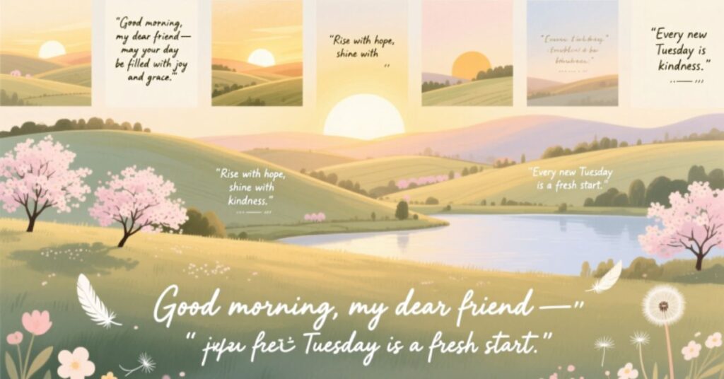 250 tuesday morning blessings images and quotes for friends