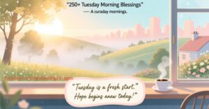 250+Tuesday morning blessings images and quotes