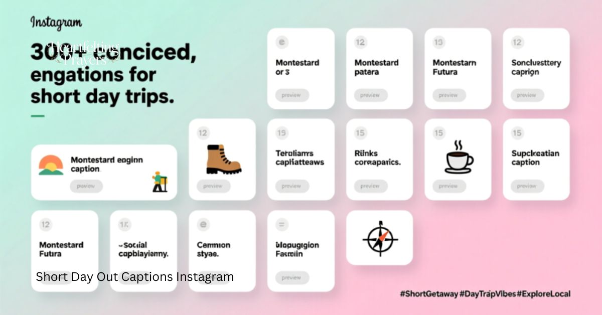 300+ Great Short Day Out Captions Instagram