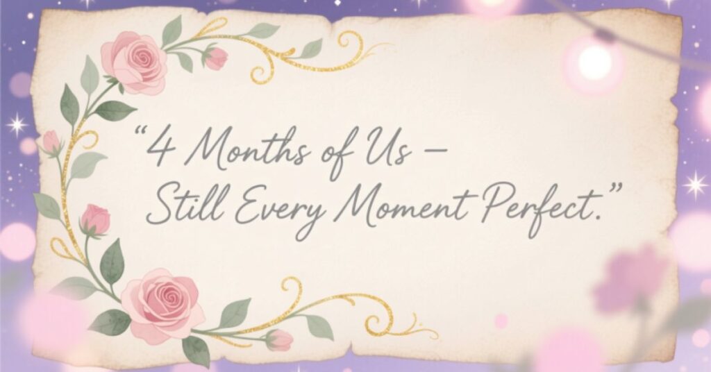 4 month anniversary quotes Night