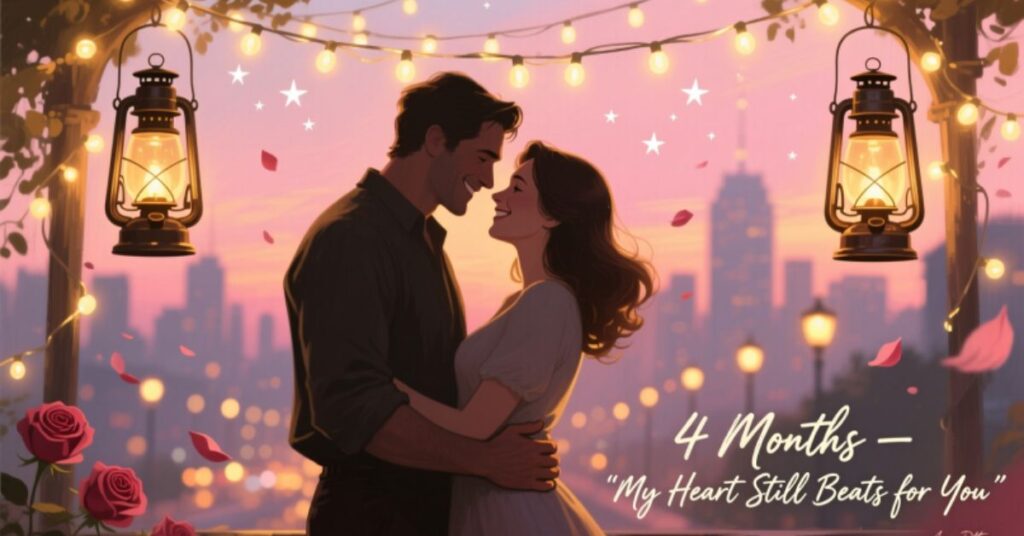 4 month anniversary wishes for husband