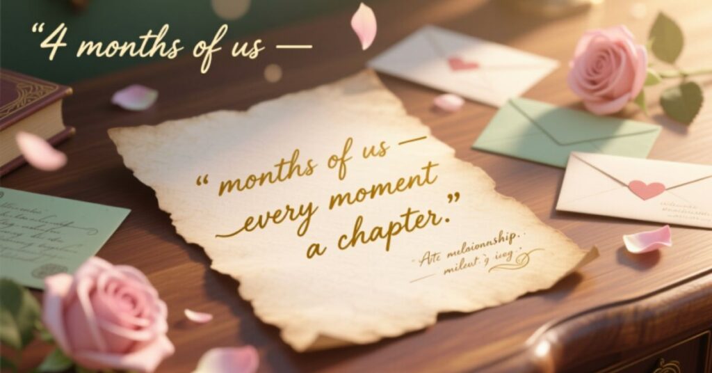 4 months complete relationship quotes