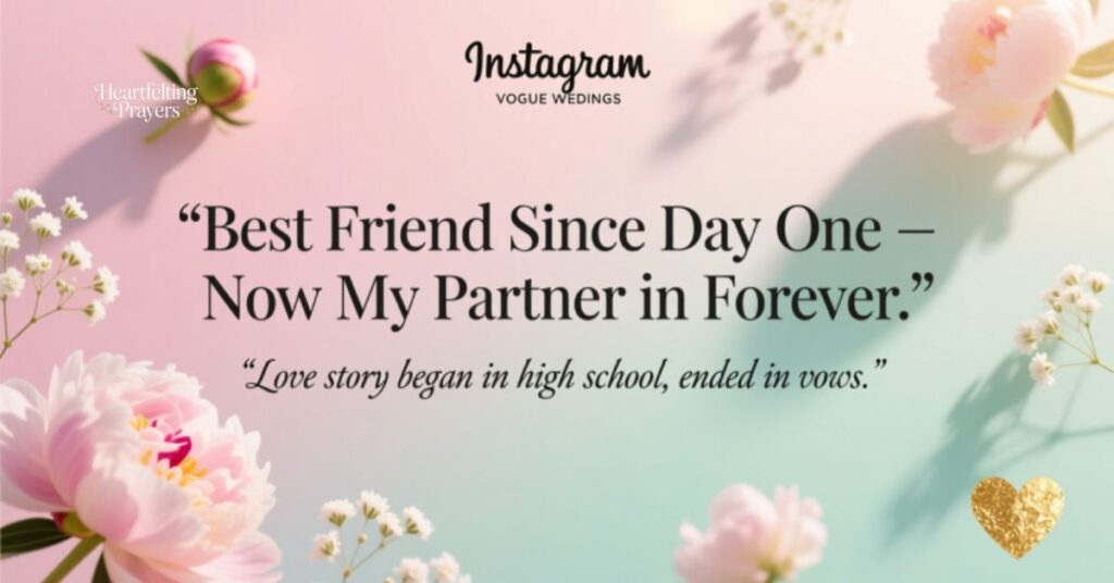 Best Friend Wedding Captions for Instagram