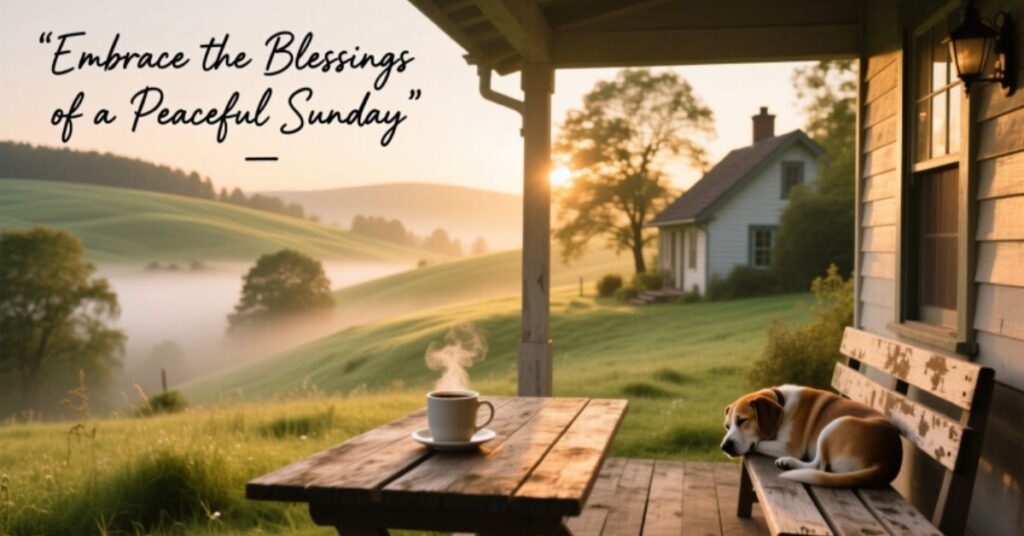 Embrace the Blessings of a Peaceful Sunday